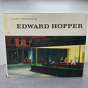 Abrams Edward Hopper Art Book Lloyd Goodrich Oversized Hardcover